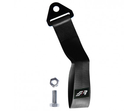 Cinturón de remolque Simoni Racing - Negro - máx. 3000 kg - Longitud 28 cm