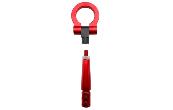 Ojal de remolque Simoni Racing - Metal - Rojo - Longitud 23,7 cm - 300 g, Imagen 2