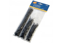 Abrazaderas para corbatas 75 piezas 3 tamaños