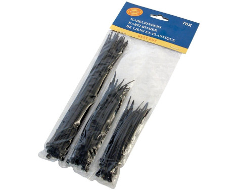 Abrazaderas para corbatas 75 piezas 3 tamaños