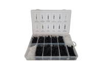 Surtido de remaches ciegos de plástico 235 uds.