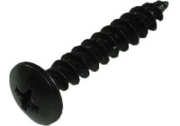 Tornillos 5 x 20 mm negros 100 piezas