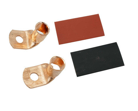 SISTEMA DE AUDIO Terminal de cable de anillo de cobre Anillo en ángulo Ojo para diámetro de cable: 50 mm², tamaño de