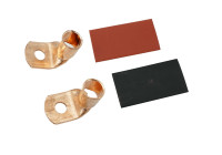 SISTEMA DE AUDIO Terminal de cable de anillo de cobre Anillo en ángulo para diámetro de cable: 35 mm², tamaño del or