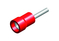 Terminal de cable 0,5x1,5 rojo 5 piezas en blíster