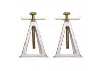 Juego de soporte de eje ProPlus de 2 piezas de aluminio