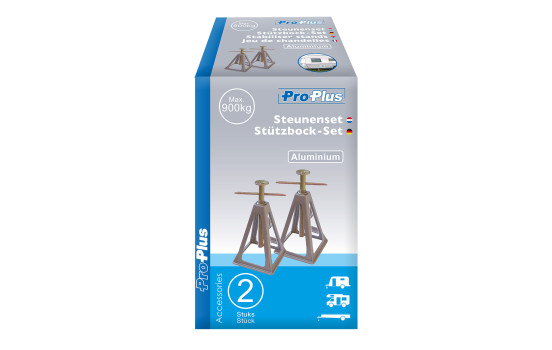 Juego de soporte de eje ProPlus de 2 piezas de aluminio, Imagen 6