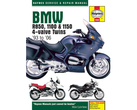 BMW R850, 1100 y 11504, motores gemelos de válvulas (93-06)