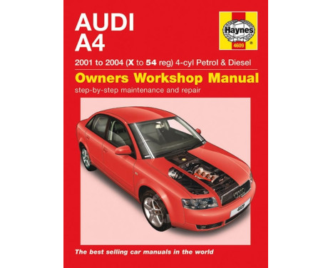 Manual de taller Haynes Audi A4 gasolina y diésel (2001-2004)