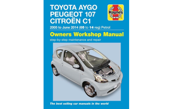 Manual de taller Haynes Citroën C1, Peugeot 107 y Toyota Aygo gasolina (2005-2014)
