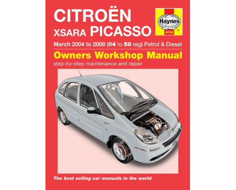 Manual de Taller Haynes Citroën Xsara Picasso gasolina y diésel (Marzo 2004 - 2010)