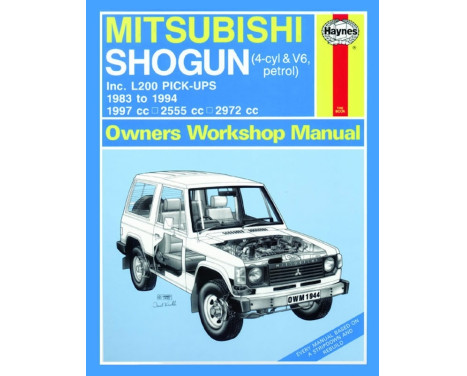 Manual de taller Haynes Mitsubishi Shogun y L200 Pick-Ups gasolina (83 - 94) hasta M