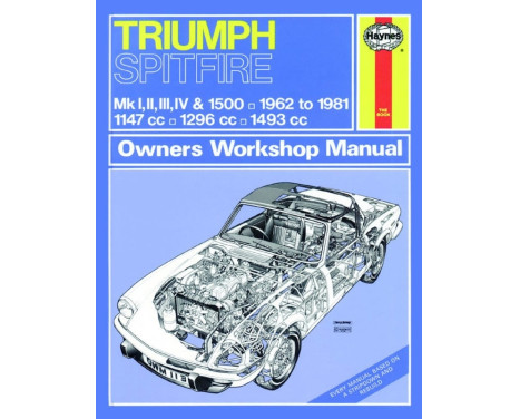 Manual de taller Haynes para el Triumph Spitfire (1962-1981)