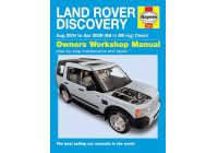 Manual de taller Haynes para Land Rover Discovery diésel (agosto de 2004-abril de 2009)