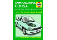 Manual de taller Haynes para Vauxhall/Opel Corsa Gasolina (abril de 1997 - octubre de 2000)