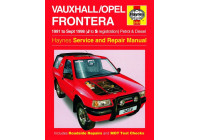 Manual de taller Haynes para Vauxhall/Opel Frontera gasolina y diésel (1991-1998)