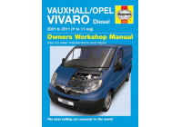 Manual de taller Haynes para Vauxhall/Opel Vivaro diésel (2001-2011)