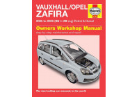 Manual de taller Haynes para Vauxhall/Opel Zafira gasolina y diésel (2005-2009)