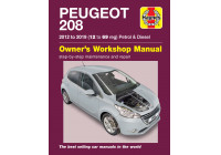 Manual de taller Haynes Peugeot 208 5 puertas 2012 a 2019 gasolina y diésel