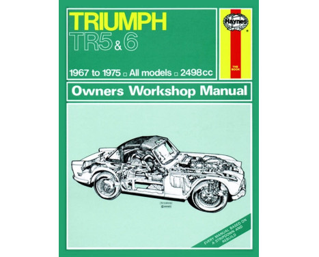 Manual de taller Haynes Triumph TR5 y 6 (1967-1975) reimpresión clásica