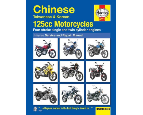 Motocicletas chinas, taiwanesas y coreanas de 125 cc con motores de carburador (modelos hasta 2015)