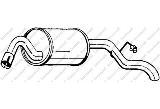 Einddemper 154-935 Bosal