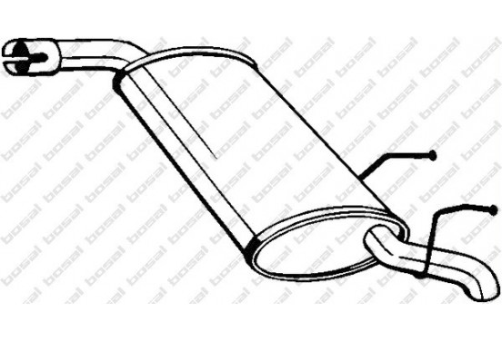 Einddemper 185-665 Bosal