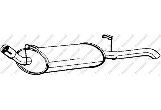 Einddemper 185-953 Bosal