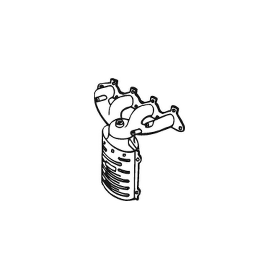 Katalysator 090-525 Bosal voor o.a. MITSUBISHI | Winparts.nl - Katalysator