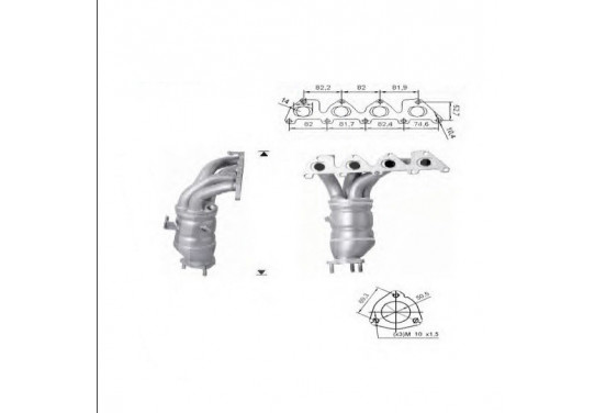 Katalysator Volkswagen/Seat/Skoda