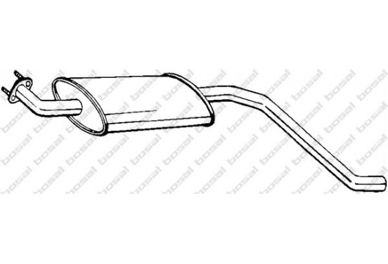 Middendemper 115-635 Bosal