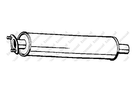 Middendemper 154-711 Bosal