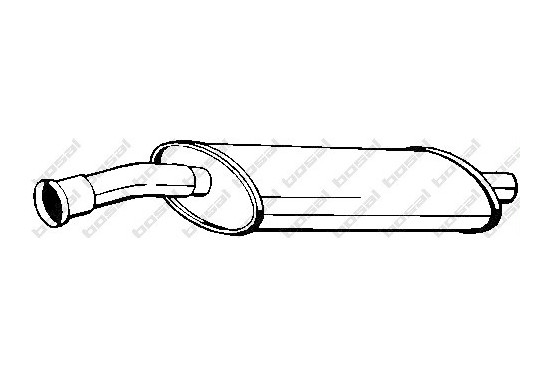 Middendemper 190-909 Bosal