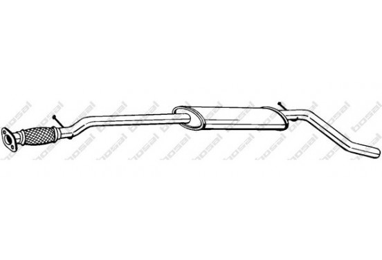 Middendemper 287-455 Bosal