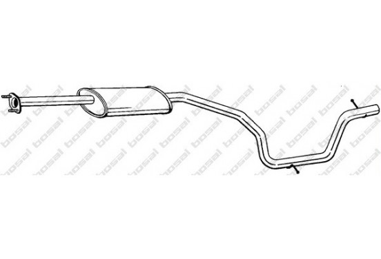 Middendemper 289-449 Bosal