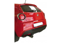 InoxCar uitlaat passend voor Alfa Romeo Mito 1.4JTS (155pk) 8/2008- 102mm