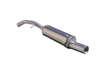 100% RVS Sportuitlaat passend voor Fiat Stilo 1.4 16v (95pk) 80mm