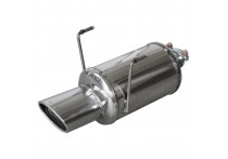 InoxCar uitlaat passend voor Fiat 500 1.2 (69pk) 2013-2015 120x80mm