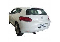 InoxCar uitlaat passend voor Volkswagen Scirocco 1.4 TSi (122pk) 2008- 120x80 Oblique