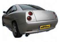 InoxCar uitlaat passend voor Fiat Coupe 2.0 20v Turbo 1997- 102mm