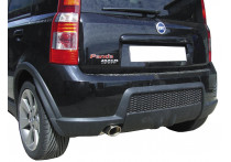 InoxCar uitlaat passend voor Fiat Panda 1.4 16v (100pk) 2007- 120x80mm