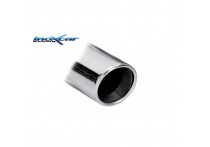 InoxCar uitlaat passend voor Mini One R56 1.6 75pk 2010-2011 1x90mm X-Race