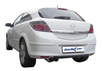 InoxCar uitlaat passend voor Opel Astra H GTC 1.6T (180pk) 2007- 2x70mm Racing