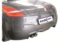 InoxCar uitlaat passend voor Peugeot RCZ 1.6THP (156pk) 2010- 2x80mm Racing