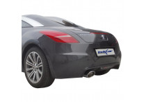InoxCar uitlaat passend voor Peugeot RCZ 1.6THP (200pk) 2010- 150x105mm Oblique