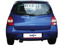 InoxCar uitlaat passend voor Renault Twingo GT 1.2T (100pk) 2007- 120x80mm