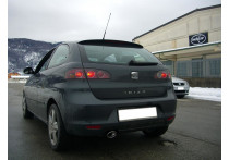 InoxCar uitlaat passend voor Seat Ibiza 6L 1.4 16v (100pk) 2002- 120x80mm