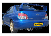 InoxCar uitlaat passend voor Subaru Impreza 4WD 2.5 STi (230pk) 2006- 102mm met CE
