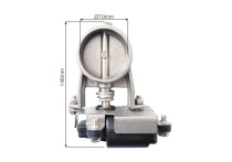 Simoni Racing Universele Uitlaatregelklep Systeem 7 - Ã70mm - met Schakelaar & Kabelset