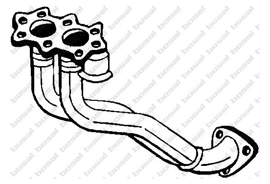 Uitlaatpijp 753-761 Bosal